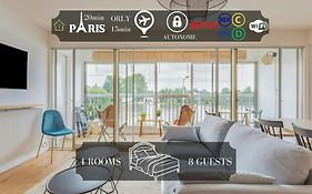 Appart'Hôtel Luminous Vue Seine- Paris 15min